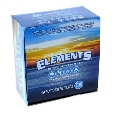 ELEMENTS ULTRA CONNOISSEUR KING SLIM WITH TIPS CIGARETTE ROLLING PAPERS 24CT/PACK